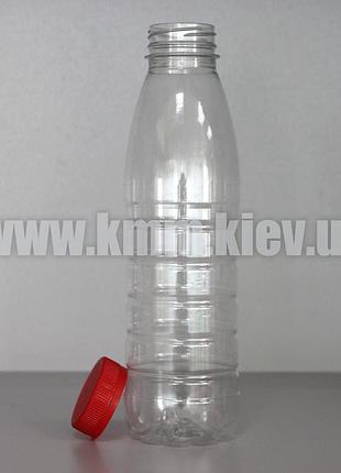 Пляшка пет із гвинтовою кришкою 500 мл