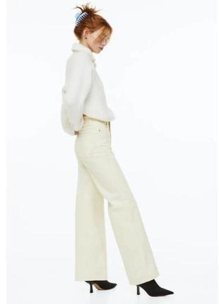 Широкие вельветовые брюки 50-52 размер h&amp;m