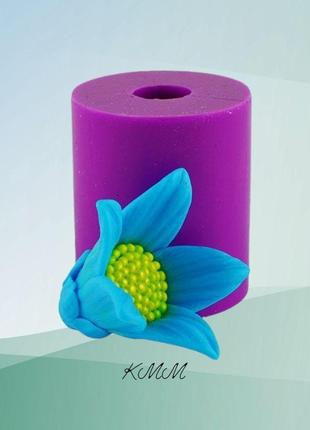 Силіконова форма 3d квітка польова