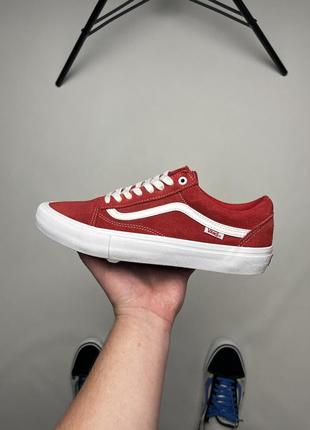 Vans old skool pro red