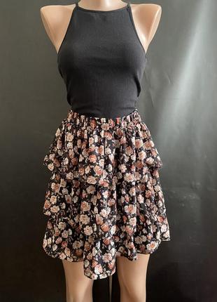 Юбка shein летняя юбка юбка в цветы
