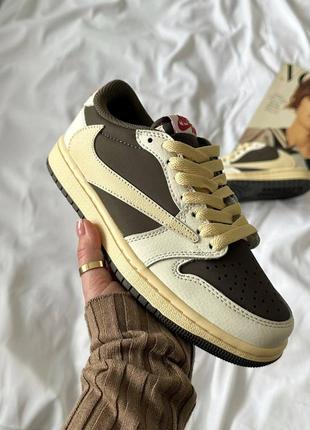 Nike jordan low og sp travis scott reverse mocha