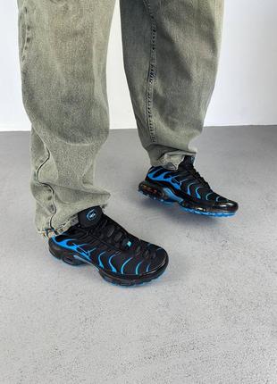 Кроссовки nike air max plus black university blue