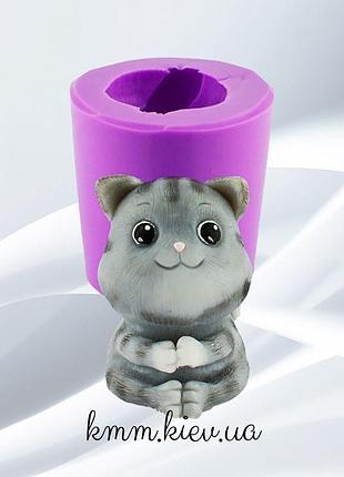 Силіконова форма люкс 3d кіт мілаха