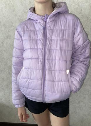 Легкая куртка-ветровая для девочки 134 см, качественная и необходимая