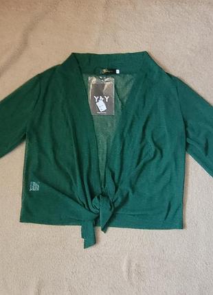 Блуза на завязці сітка, прозора