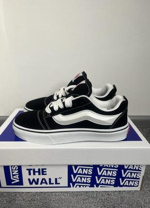 Кеди vans knu scool black