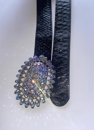 Ремінь з камінням swarovski  довжина 99см