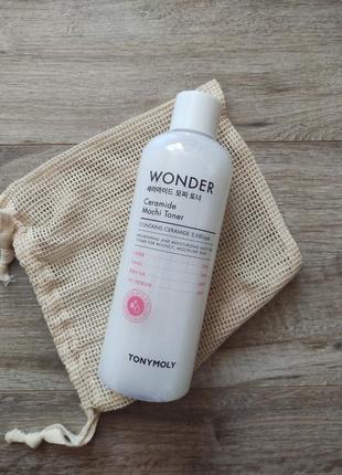 Тонер для обличчя з керамідами tony moly wonder ceramide mochi toner 500мл