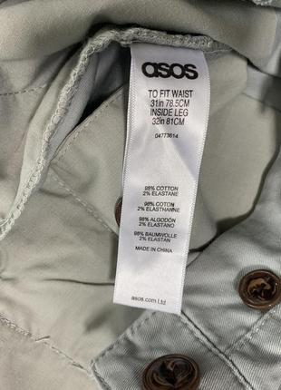 Штани весняно-лiтнi asos (w31 l32)4 фото