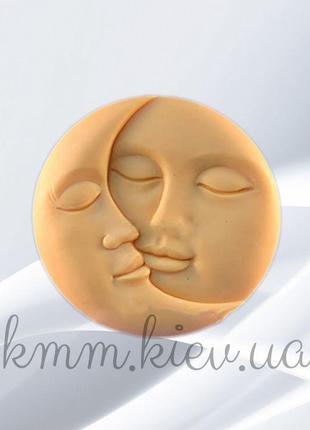 Силиконовая форма люкс 3d солнце и луна
