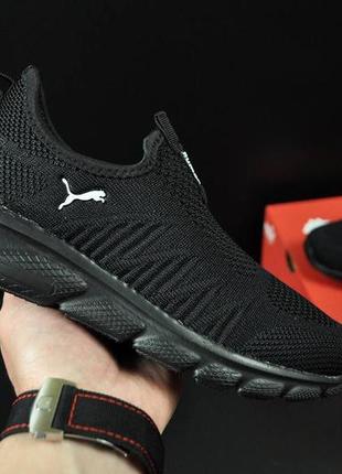 Женские кроссовки puma all black