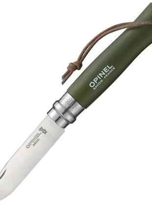 Нож opinel №8 trekking зеленый