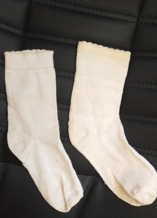 Носки високі шкарпетки дівчачі гольфи білі гольфіки