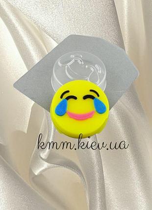 Пластиковая форма смайлик 01 (смегательный до слез смайлик)