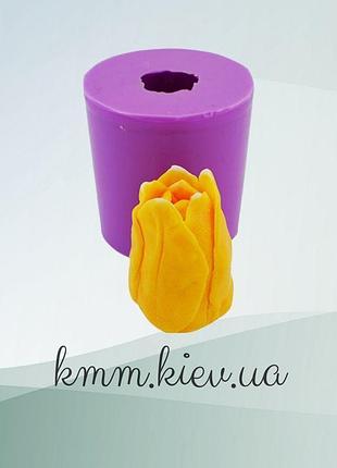 Силіконова форма люкс тюльпан у бутоні 02 3d