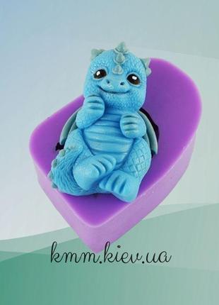 Силиконовая форма люкс 3d дракончик малыш