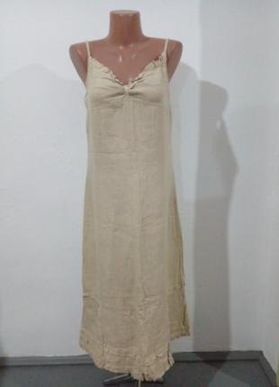 Чудова лляна сукня сарафан  nicowa