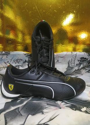 Кроссовки кожаные hier puma ferrari