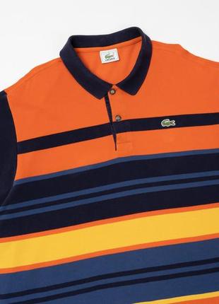 Lacoste vintage striped polo мужская футболка поло