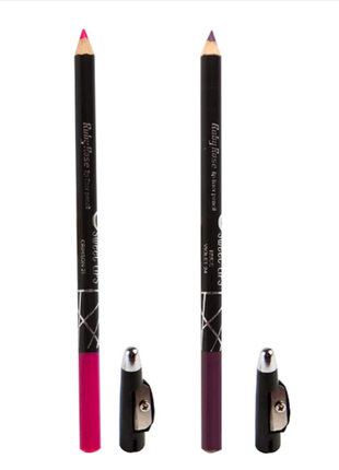 Новые карандаши ruby rose lip liner pencil hb-095 с точилкой, фиолетовый и насыщенны розовый