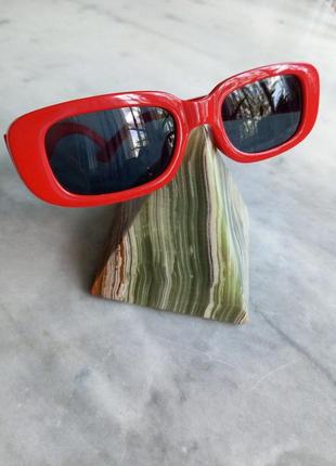 Красные очки винтаж ретро солнечные