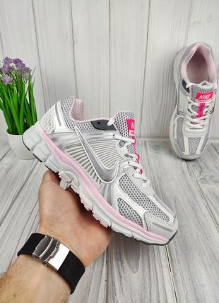 Кросівки nike air zoom vomero 5 white grey pink