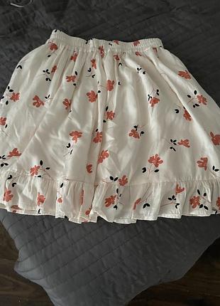 Спідниця із віскози міні на резинці