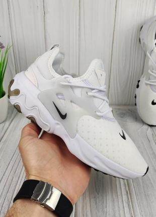 Кроссовки nike react presto white