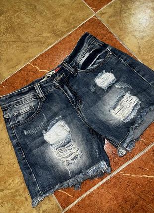 Шорты джинсовые