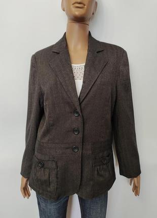 Жіночий стильний зручний піджак bon’a partе, р.xl/2xl