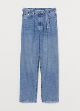 Джинсы момы, джинсы трубы, летние джинсы от h&m