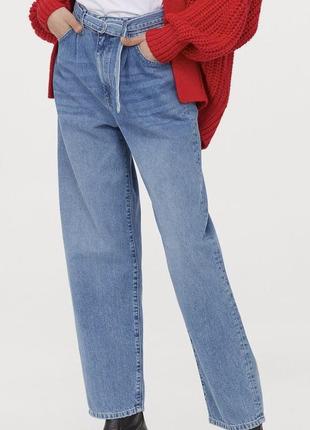 Джинсы момы, джинсы трубы, летние джинсы от h&m3 фото