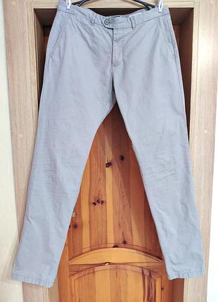 Бренду rhode island, виробництва германия, шикарні чоловічі брюки, джинси сірого кольору.