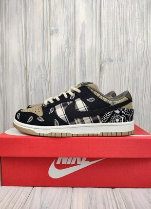 Кросівки nike sb low dunk x travis scott