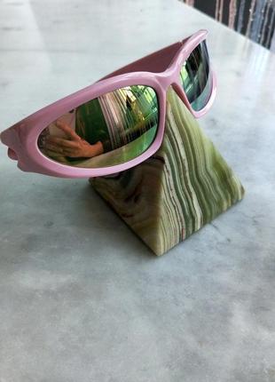 ❤️ рожеві сонцезахисні окуляри із дзеркальними рожевими лінзами-хамелеонами вінтаж ретро спортивні