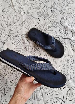 Легкие комфортные (ткань верх) шлепанцы в вьетнамки