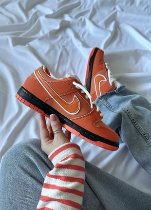 Nike dunk concepts x orange lobster