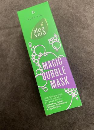 Бульбашкова маска для обличчя lr health &amp; beauty aloe vera magic bubble