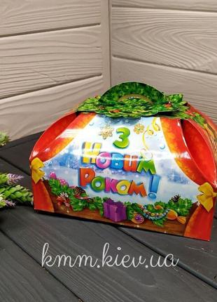 Коробка з новим роком! 185х125х55мм