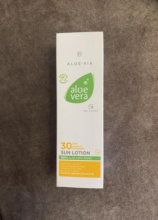 Сонцезахисний крем  лосьйон spf30 aloe vera