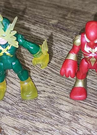 Playskool heroes marvel super heroes adventures железный человек паук и электро