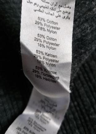 Гольф в рубчик. водолазка. серый свитер. кроп топ.9 фото