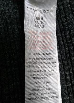 Гольф в рубчик. водолазка. серый свитер. кроп топ.8 фото