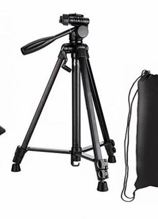 Штатив трипод з пультом професійний для камери та телефона yunteng tripod yf-3388