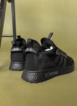 Кросівки adidas different black , 39-44 розмір, легкі, бігові, осінь, весна, літо