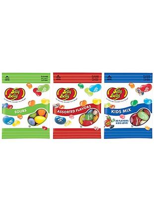 Jelly belly набір 3 шт. assorted flavors sours kids mix - соло...