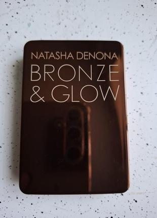 Natasha denona bronze glow палетка для обличчя