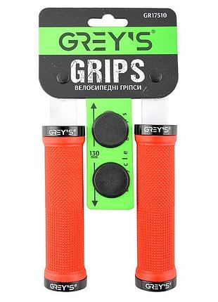 Грипси greys ручки для велосипеда на кермо з гумовим покриттям...