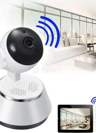 Камера видеонаблюдения wifi smart net camera q6, веб вай фай, web камера онлайн wi-fi, с записью